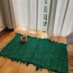 Small Dark Green Rug - 50x100cm - Soft Rug
