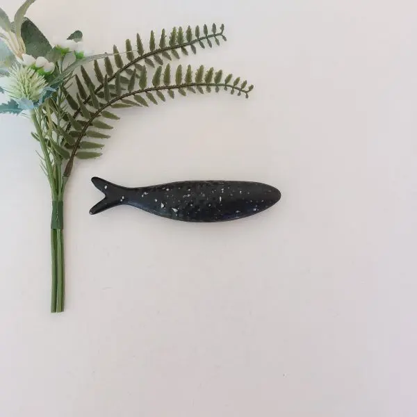 Ceramic Glazed Sardines With Colorful Spots