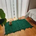 Small Dark Green Rug - 50x100cm - Soft Rug
