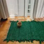 Small Dark Green Rug - 50x100cm - Soft Rug