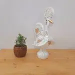 White and Gold Rooster - 50cm