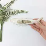 Glazed Cream Stone Sardines Wall Decor