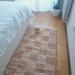 Medium Camel White Rug - 70x140cm - Soft Rug
