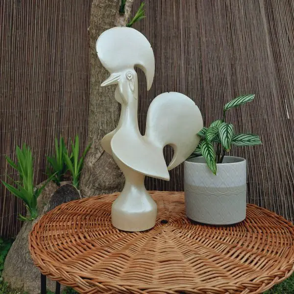 Pearl Portuguese Rooster – 40cm