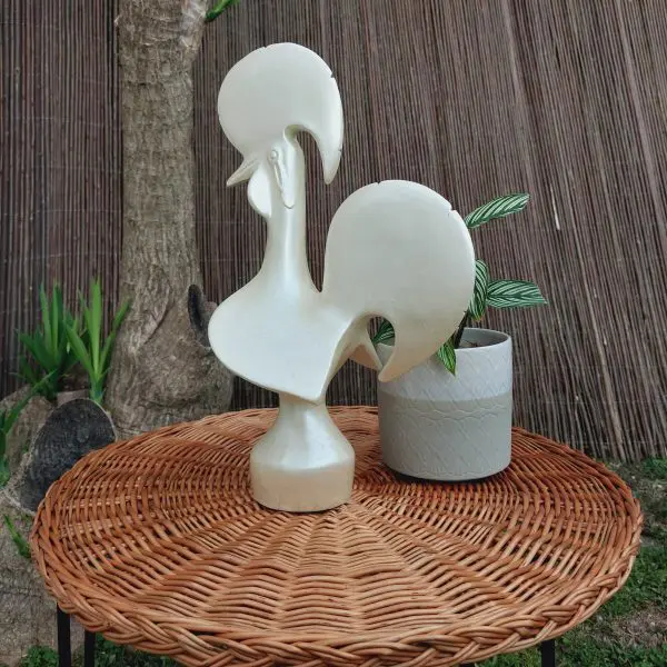 Pearl Portuguese Rooster – 40cm