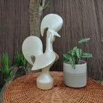 Pearl Portuguese Rooster – 40cm
