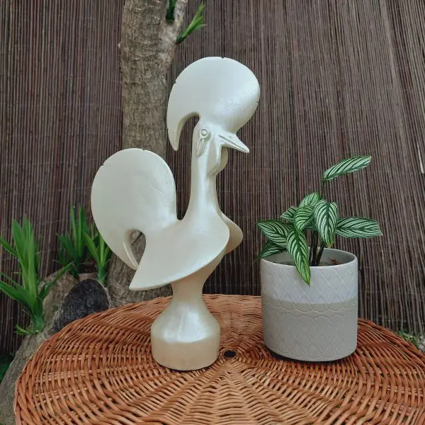 Pearl Portuguese Rooster – 40cm