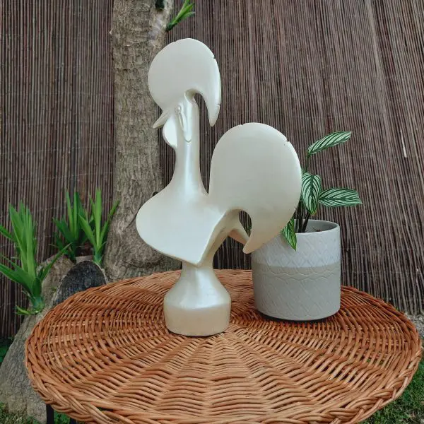 Pearl Portuguese Rooster – 40cm