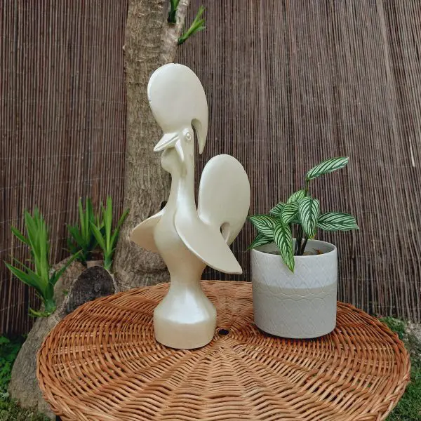 Pearl Portuguese Rooster – 40cm