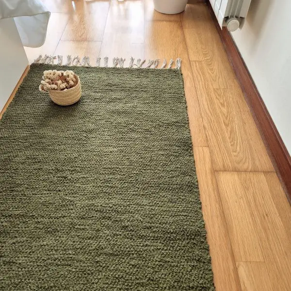 Runner Rug Olive Green - 60x200cm - Ring Line Rug