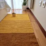 Medium Yellow Rug - 70x140cm - Ring Line Rug