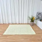 Large Cream de Mint - 150x200cm - Knotted Rug