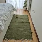 Medium Olive Green Rug - 70x140cm - Soft Rug