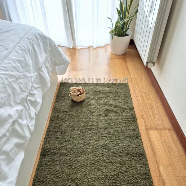 Runner Rug Olive Green - 60x200cm - Ring Line Rug