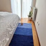 Medium Blue Rug - 70x140cm - Ring Line Rug