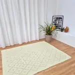 Large Cream de Mint - 150x200cm - Knotted Rug