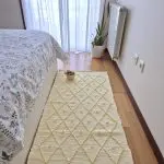 Medium Soft Pastel Yellow Rug - 70x140cm - Knotted Rug