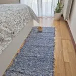 Runner Rug Blue White Rug - Soft Rug