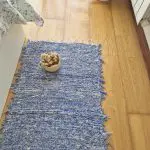Runner Rug Blue White Rug - Soft Rug