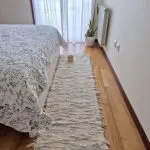 Runner Rug Cream Blue Orange - 50x200cm - Soft Rug
