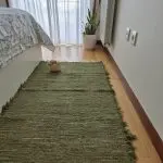 Medium Olive Green Rug - 70x140cm - Soft Rug
