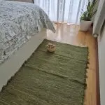 Medium Olive Green Rug - 70x140cm - Soft Rug