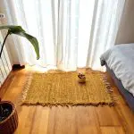 Small Dark Yellow Rug - 50x100cm - Soft Rug