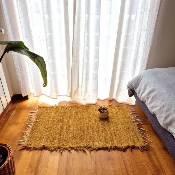 Small Dark Yellow Rug - 50x100cm - Soft Rug