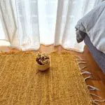 Small Dark Yellow Rug - 50x100cm - Soft Rug