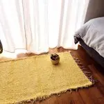 Small Light Yellow Rug - 50x100cm - Soft Rug