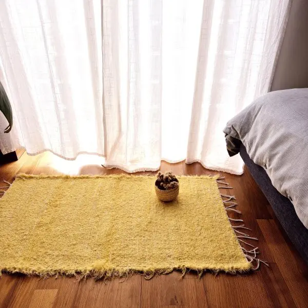 Small Light Yellow Rug - 50x100cm - Soft Rug