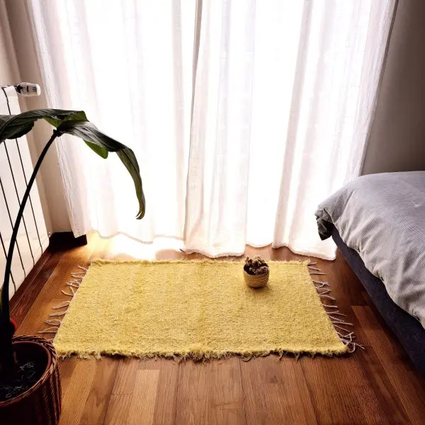 Small Light Yellow Rug - 50x100cm - Soft Rug