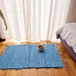Small Blue Rug - 50x100cm - Soft Rug