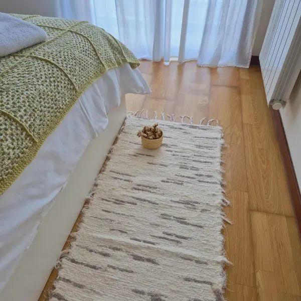 Runner Rug Cream Taupe Rug - 50x200cm - Soft Rug