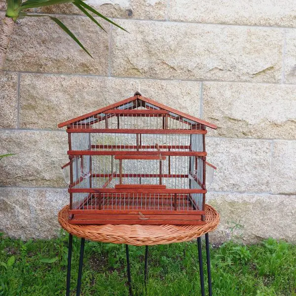 Wooden Bird House Brown