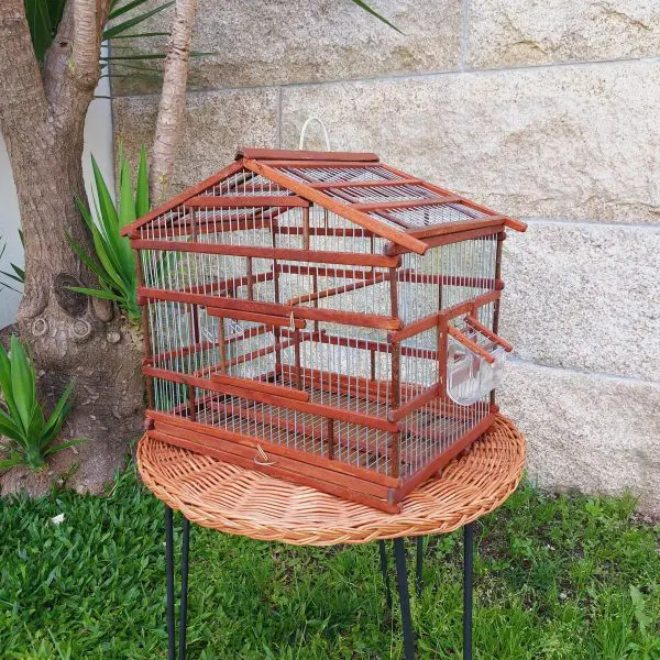 Wooden Bird House Brown