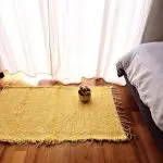 Small Light Yellow Rug - 50x100cm - Soft Rug