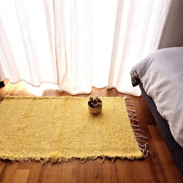 Small Light Yellow Rug - 50x100cm - Soft Rug