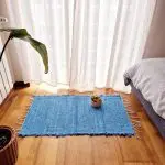 Small Blue Rug - 50x100cm - Soft Rug