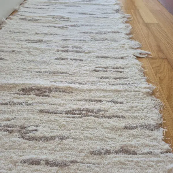 Runner Rug Cream Taupe Rug - 50x200cm - Soft Rug