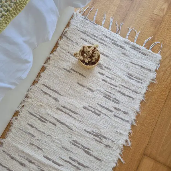 Runner Rug Cream Taupe Rug - 50x200cm - Soft Rug