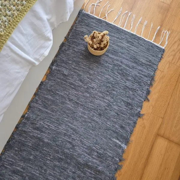 Rug Runner Gunmetal Grey - 50x200cm - Soft Rug