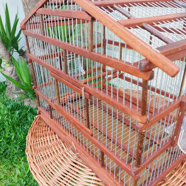 Wooden Bird House Brown