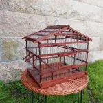 Wooden Bird House Brown