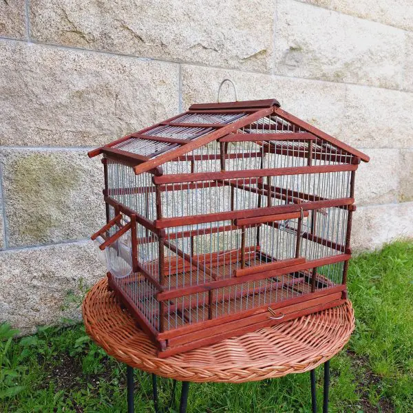 Wooden Bird House Brown