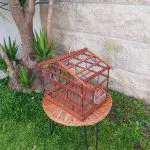 Wooden Bird House Brown