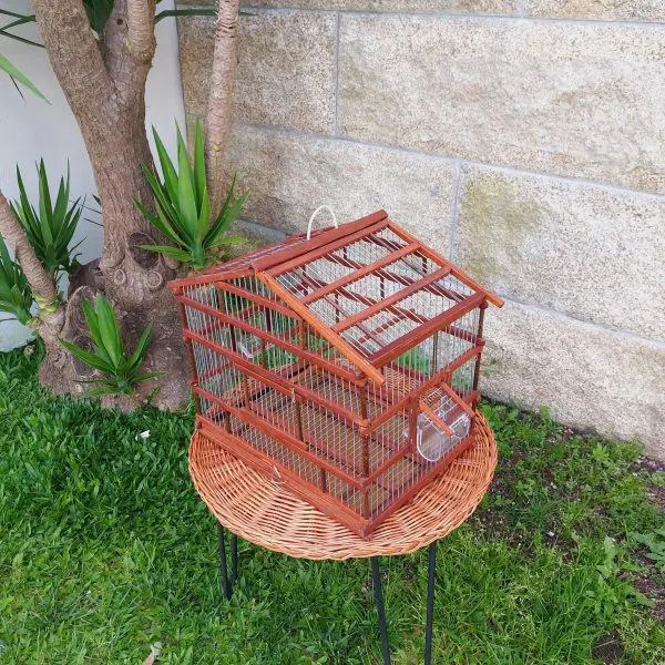 Wooden Bird House Brown