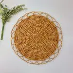Round Wicker Placemat
