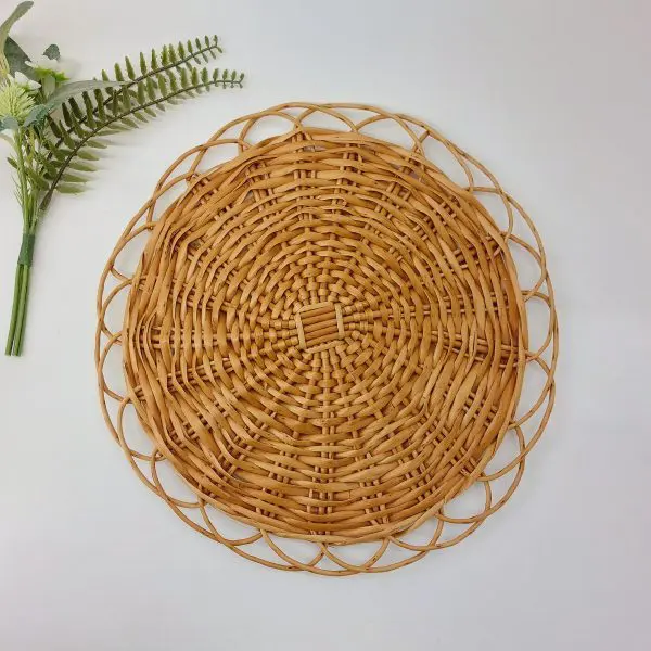 Round Wicker Placemat