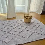 Mini Lavender Rug - 40x60cm - Knotted Rug